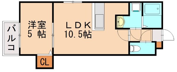 和白駅 徒歩7分 3階の物件間取画像